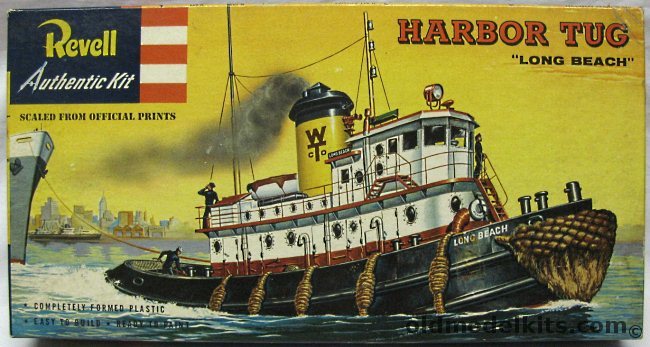 Revell 1/108 Harbor Tug Long Beach, H314-129 plastic model kit